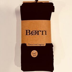 Born Black Fleece Lined Leggings NWT